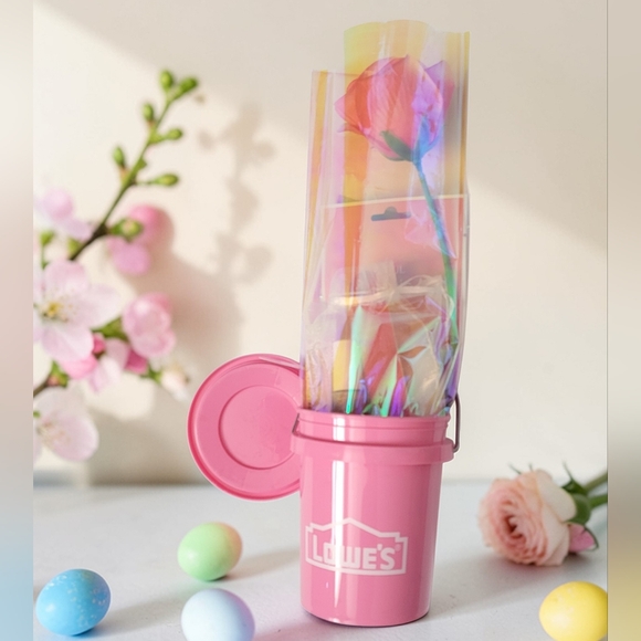 Lowes Other - Mini Pink Lowes Bucket Gift Bundle